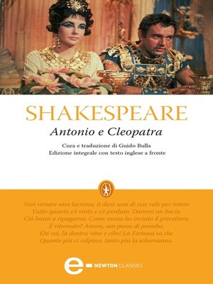 cover image of Antonio e Cleopatra